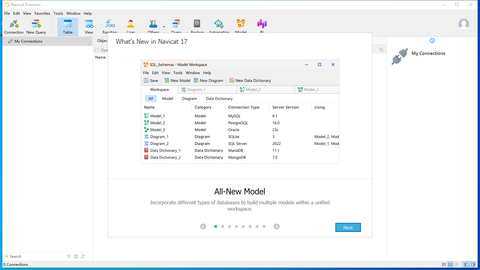 Navicat Premium17.1.5 数据库多端管理