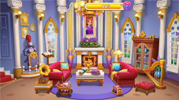 宝石梦想家(Jewel Manor) 游戏场景截图 豪华别墅装修效果