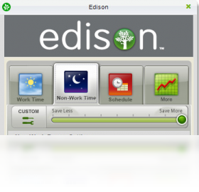 电源节能管理工具Edison 界面截图