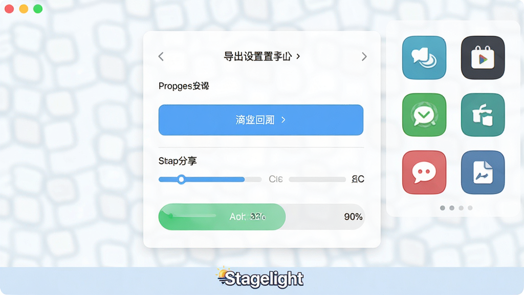 ���壺������������棬���֣�����Ϊ��������ѡ��Ҳ�Ϊ����ƽ̨ͼ�꣬�Ű棺������ˣ����ܰ�ť��Ŀ���������������ϸ�ڣ����������������������������ơ�Stagelight���ڽ���ײ������ʣ��������ɾ����޶���Ԫ��