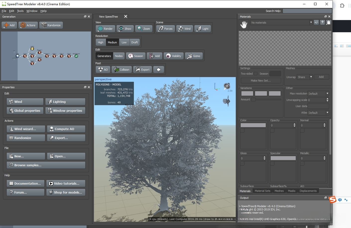 SpeedTree9.5.1 ��ά��ľ��ģ