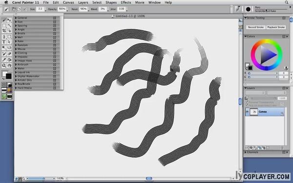 Corel Painter 笔刷效果 安卓版