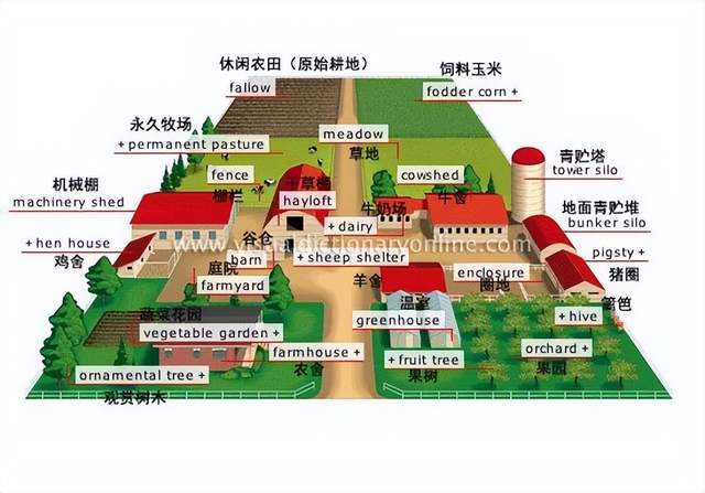 块状的农场 地块划分 种植布局 过道 管理