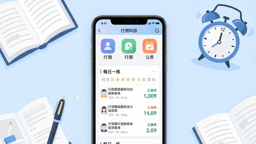 ��������Ϊ�����ֻ���Ļչʾ����Ա�в�ˢ���APP�����棬��������ʾ�в��Ŀ����ͼ���롰ÿ��һ����ģ�飬����Ϊ����ɫ���䣬�鱾���ʡ����ӵ�ѧϰԪ�ػ����ֻ���Χ�����־��У��Ű���ˬ������ƽ���廭��ϸ�ڰ�����Ŀ�б�����ȷ��ͳ�ƣ����ʸ���ɾ����޶���Ԫ��