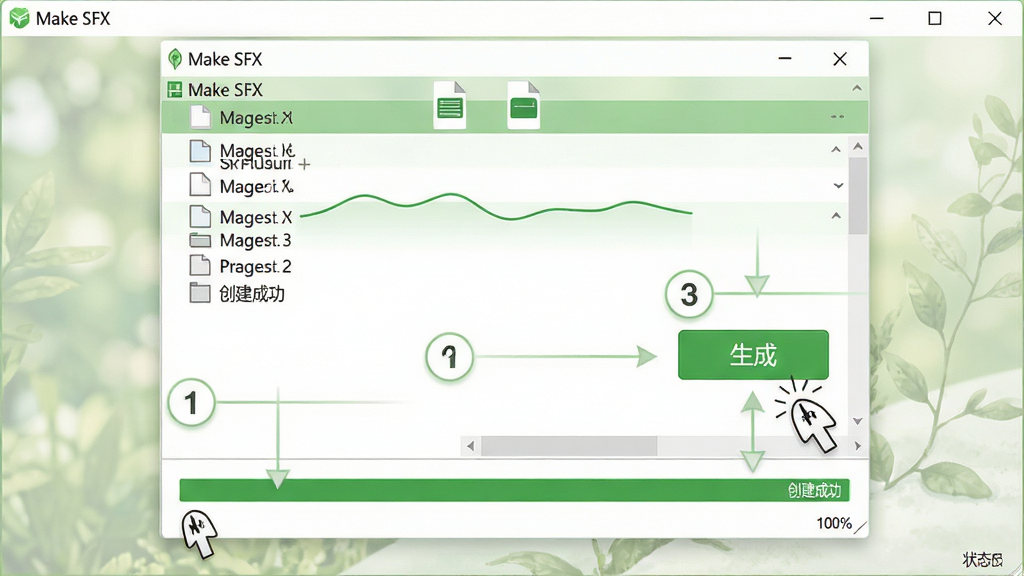 ���壺Make SFX������������ʾ�⣬�����