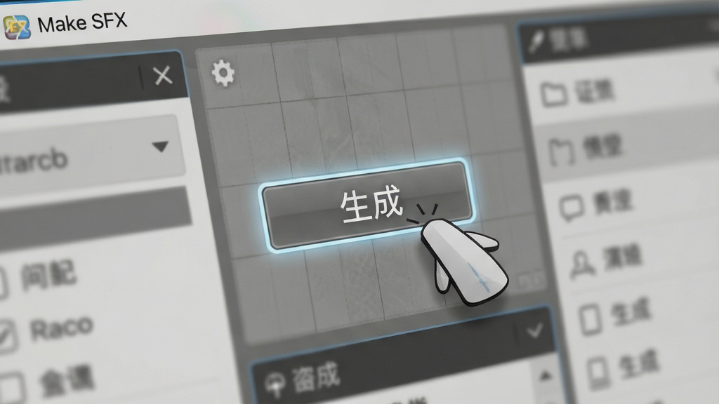 ���壺Make SFX��������������д�������ͣ��