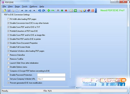 PDF2EXEv3.0.0.0 绿色版-免安装PDF转换