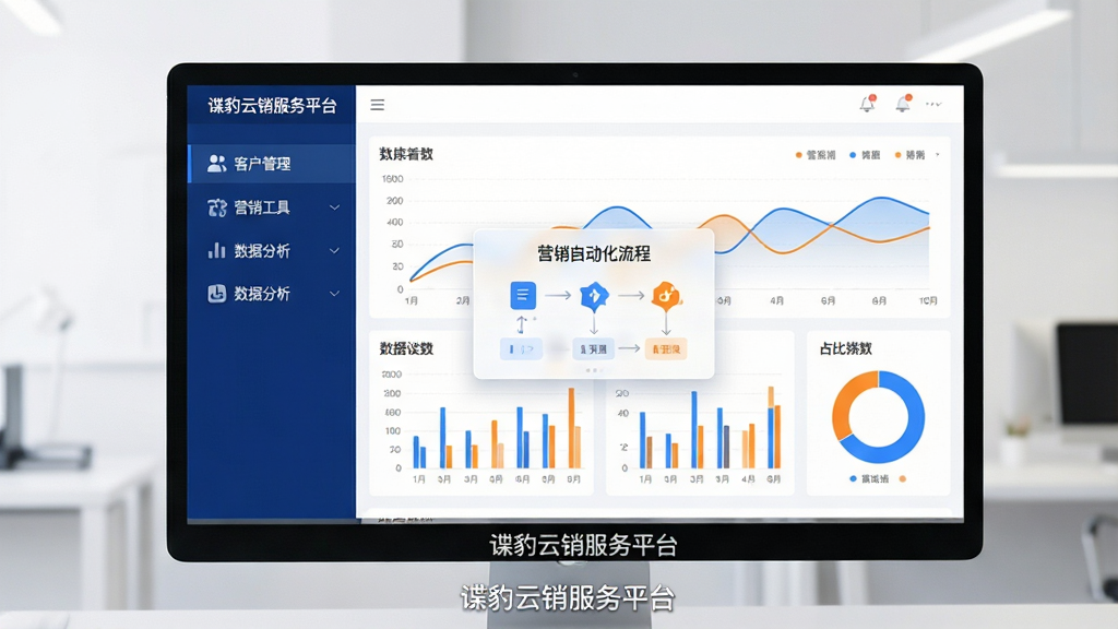 ���壺��������������ƽ̨�����������棬չʾ�ڿ��������Ļ���롣���֣����Ϊ�����Ĺ��ܵ��������������ͻ���������Ӫ�����ߡ������ݷ�����ͼ�ꣻ�Ҳ�����Ϊ��ɫ���ݿ��壬��ʾ����ͼ����״ͼ�뻷��ռ��ͼ���в�����һ����͸����Ӫ���Զ������̡�ʾ�⿨Ƭ���Ű棺����Ԫ�������������׵õ�������������ɫ�װ�ɫͼ�꣬��������׵�������������ɫ������ִ�����Ƽ��У������ƽ����ƣ�ͼ��������࣬��������ͨ͸��ϸ�ڣ���Ļ�ײ��С�������������ƽ̨������ˮӡ�����ʣ�4K���壬��Ⱦ��ϸ���ɾ����޶���Ԫ�ء�