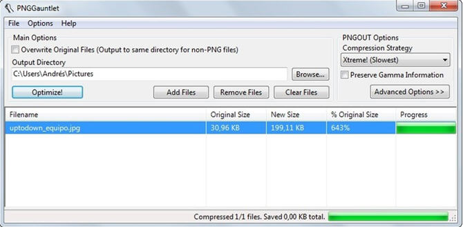 PNGgauntletPNG压缩工具1.0.0 绿色版