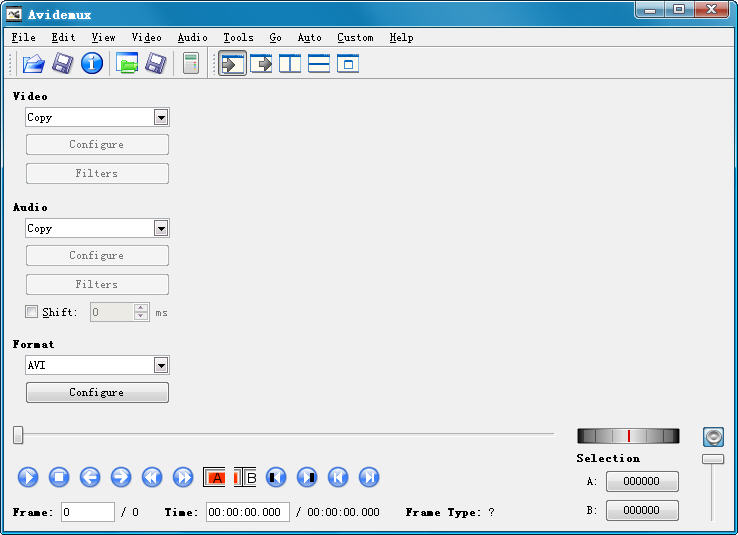 Avidemux2.8.1 免费视频剪辑与格式转换工具