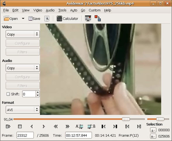 Avidemux2.8.1 免费视频剪辑与格式转换工具