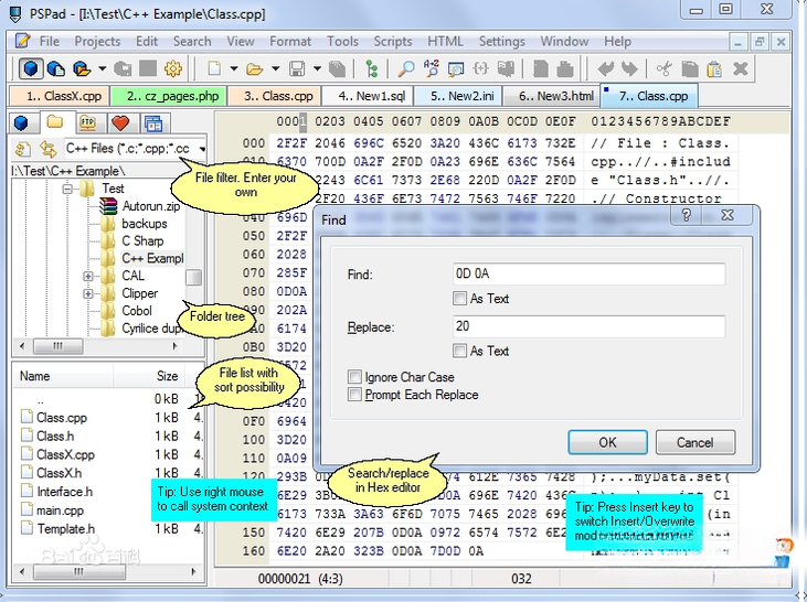 PSPad editor5.0.3 代码编辑器