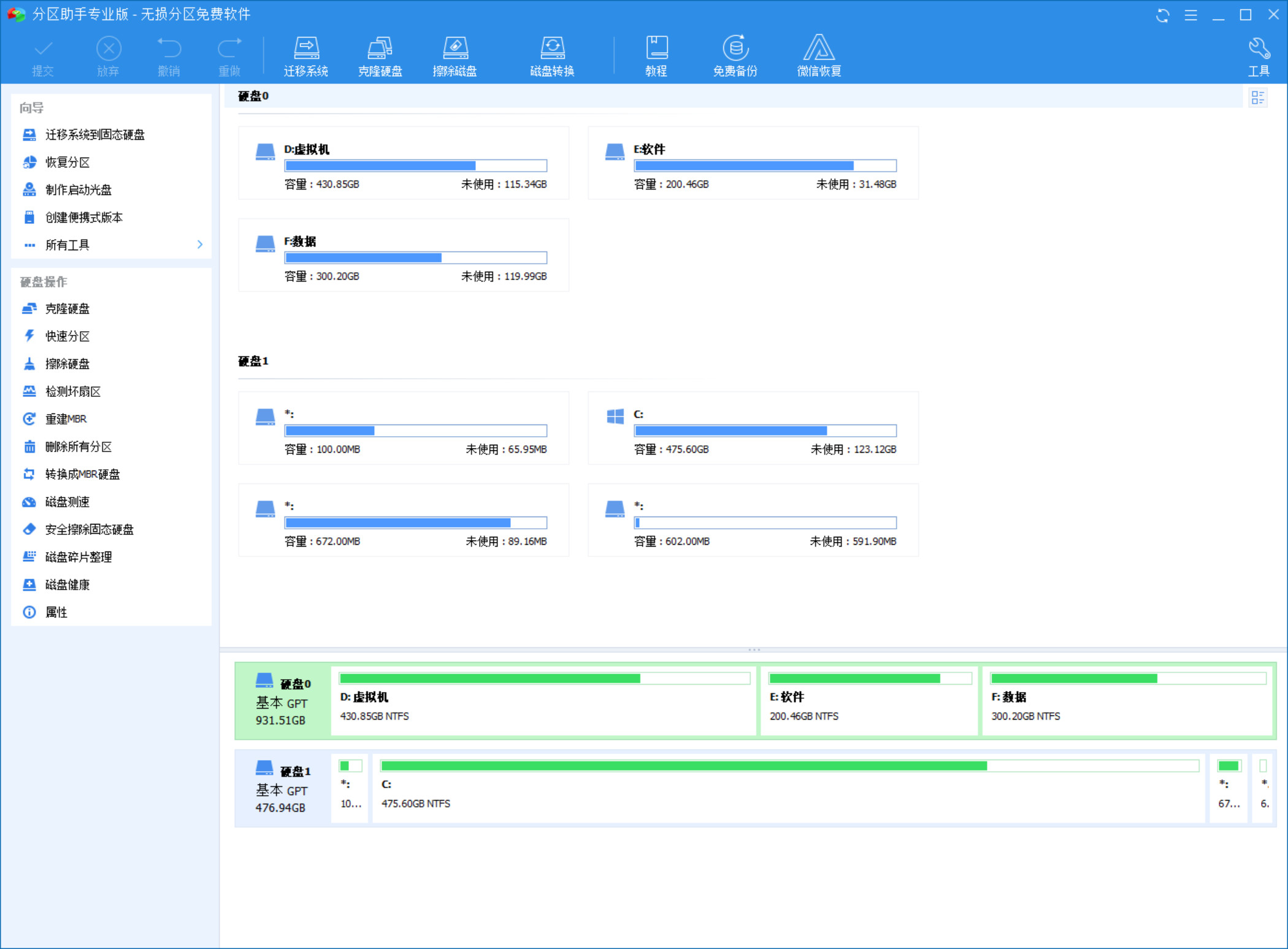 分区助手AOMEI Partition Assistant9.15.0 磁盘分区管理工具