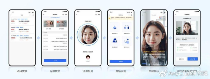 脸签app贷款审核界面实测截图