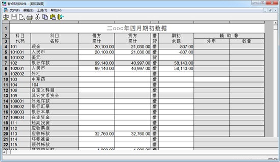 智点财务 安卓版 操作界面