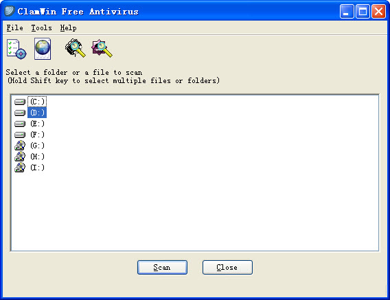 ClamWin Free Antivirus0.103.2 ��Դ������ɱ����