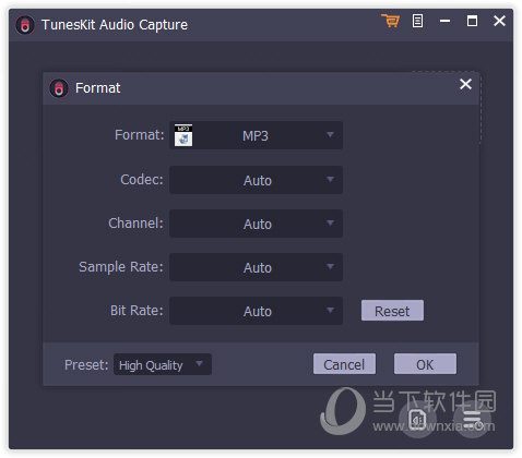 TunesKit Audio Capture mac�� �������� �����л�