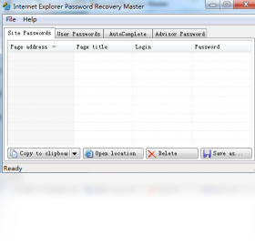 Internet Explorer Password Revealer ��׿�� �����һع��߽����ͼ