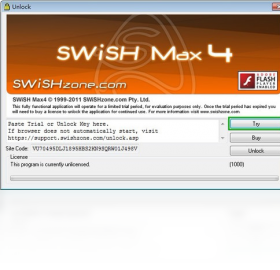 SWiSH Max 软件操作界面 预览图