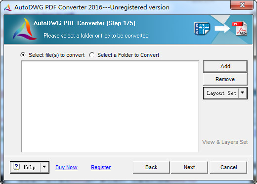 AutoCAD DWG to PDF Converter1.0.0 图纸转PDF工具