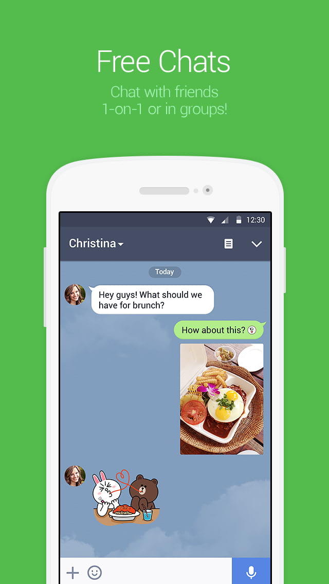 ����LINE ��׿�� ���ܽ�ͼ