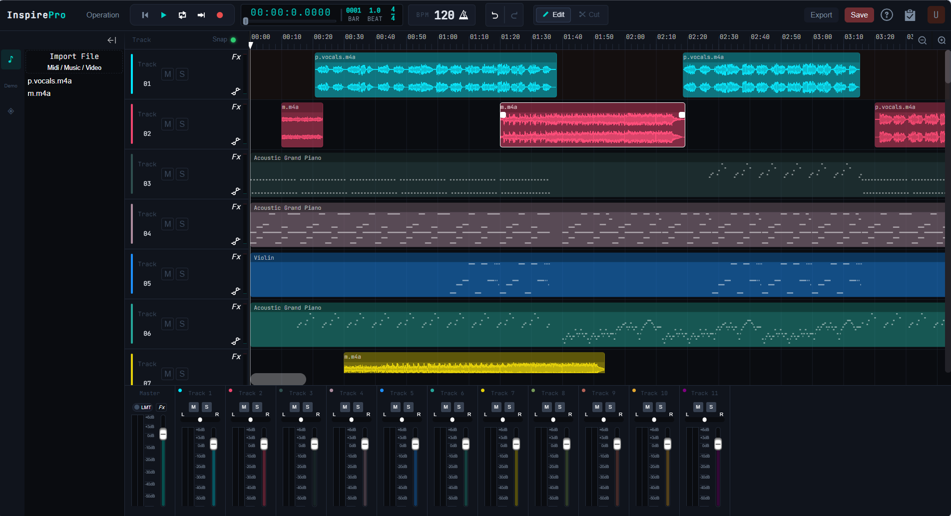 Music Editing Master 多轨混音界面 安卓版