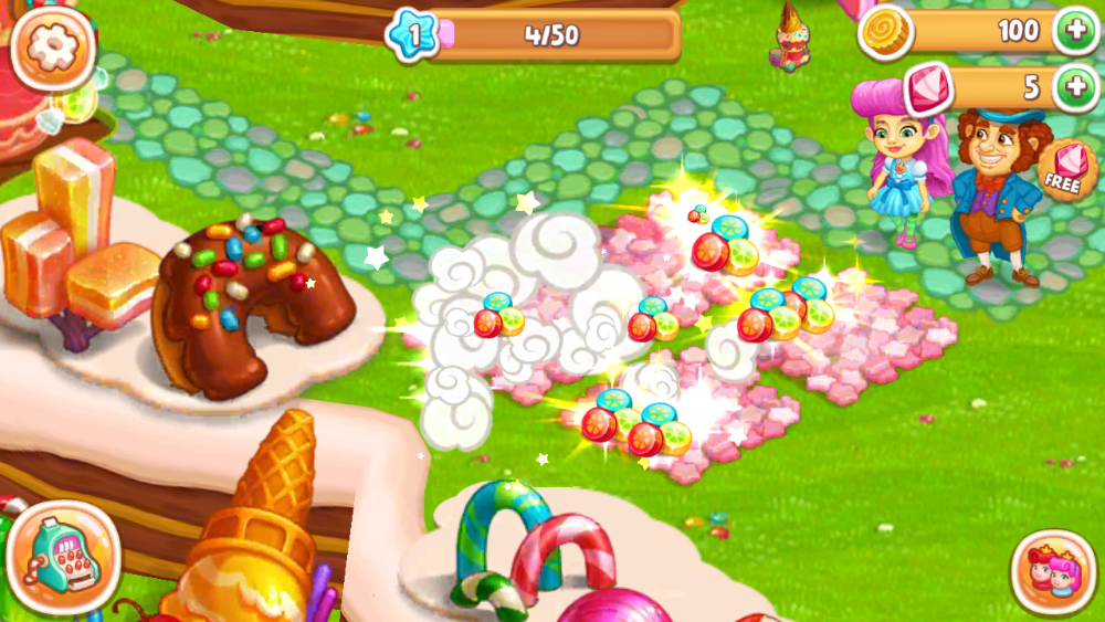 �����ǹ��ɽ����°汾(Sweet Candy Splash)ͨ��ʤ�������ͼ