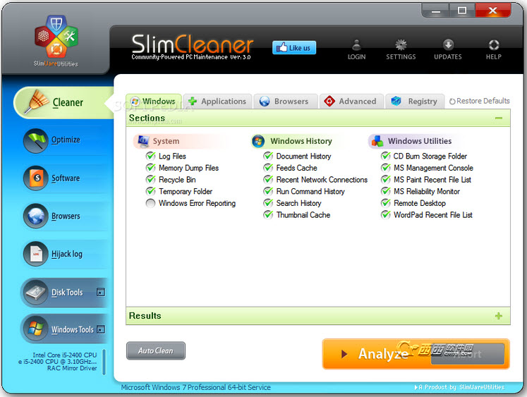 SlimCleaner1.0.0 ϵͳ�����Ż�����