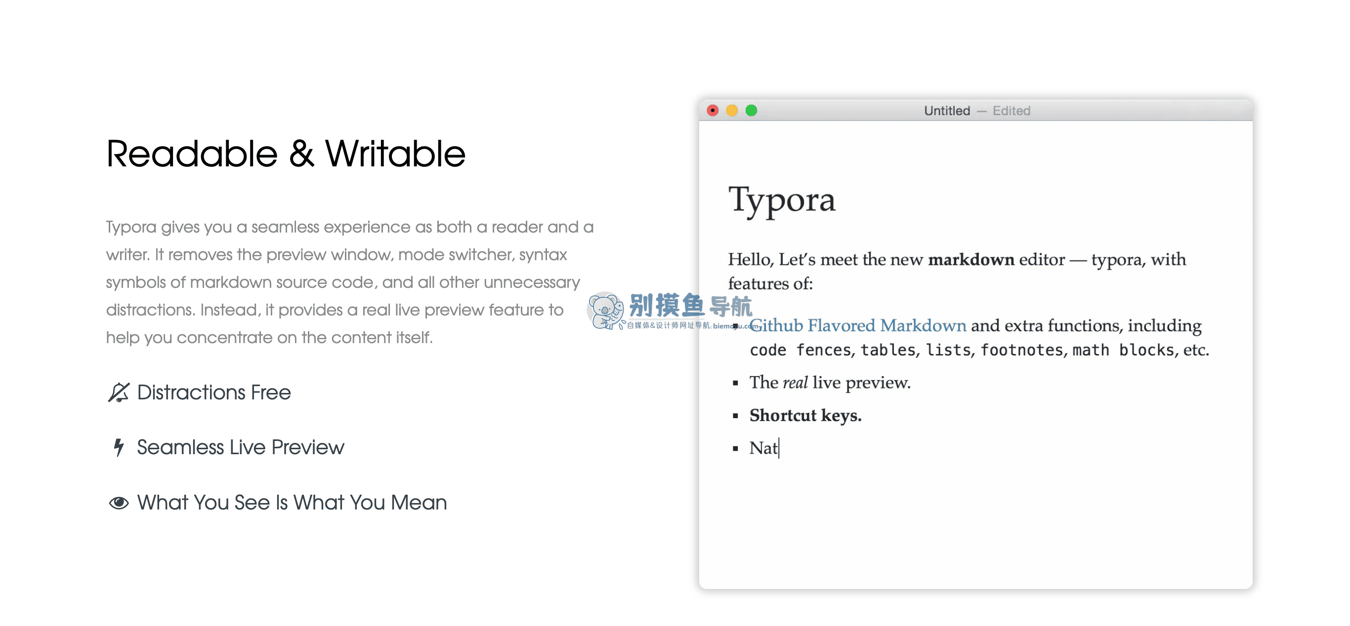 Typora 安卓版 功能截图