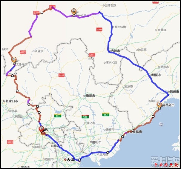 活力翁牛特草原沙漠自驾游全景路线概览
