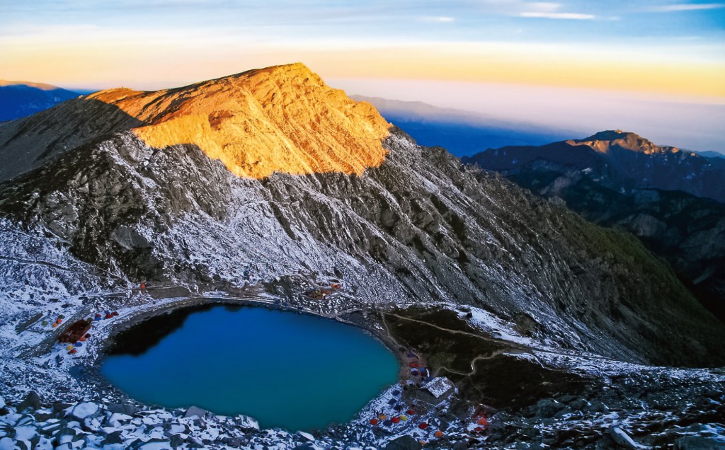爱眉县太白山高山风光