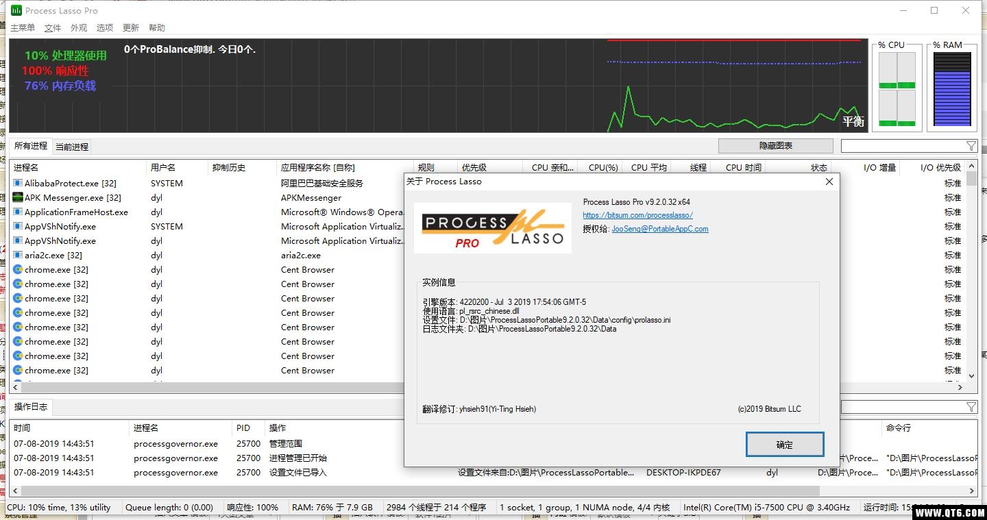 Process Lasso 进程优化工具12.5.1 专业进程管理
