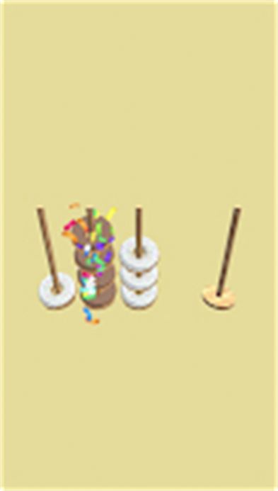 甜甜圈彩色拼图(Sweets Sort Puzzle) 彩色甜甜圈 治愈画风 游戏截图