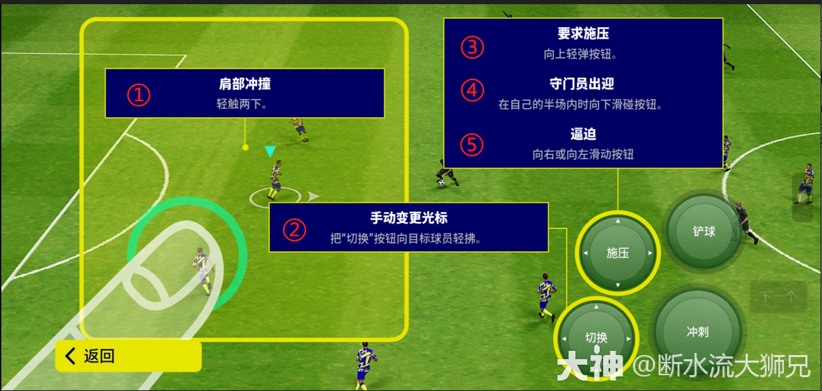迷你掌上足球Mini Soccer 操作 技巧 防守 截图