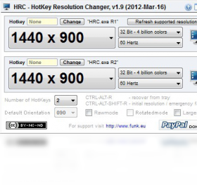 Hotkey resolution changer �ֱ����л����߽���