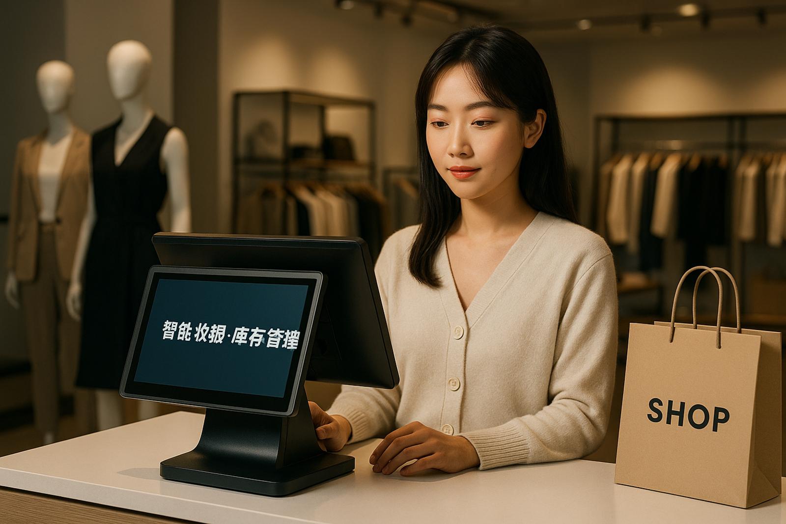 管家通服装店收银系统 服装店日常收银管理界面