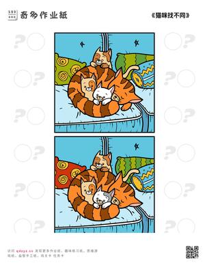 猫咪找不同Crunch Time 高清图片细节对比 找不同技巧