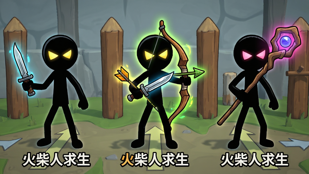 ���壺����˽�ɫ�ֲֳ�ͬ������չʾ���棬����С�������������ȣ���ɫ�ŵ��С���������������֡����֣�������ɫ����վ��������Ϊѵ����ľ׮���������⡣�Ű棺��ɫ���У�����ϸ�������������Ϸԭ�����ɫ��������ϸ�ڣ�ÿ�������в�ͬ��ɫ��Ч�������м�ͷָʾ�����ʣ��������ɾ����޶���Ԫ�ء�