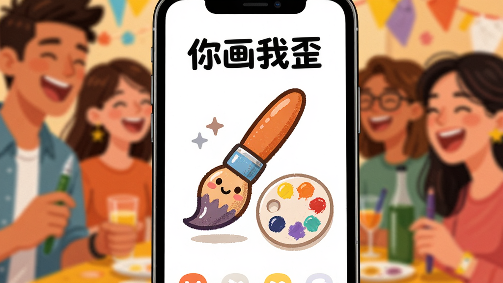 画面主体为手机屏幕特写,屏幕上显示