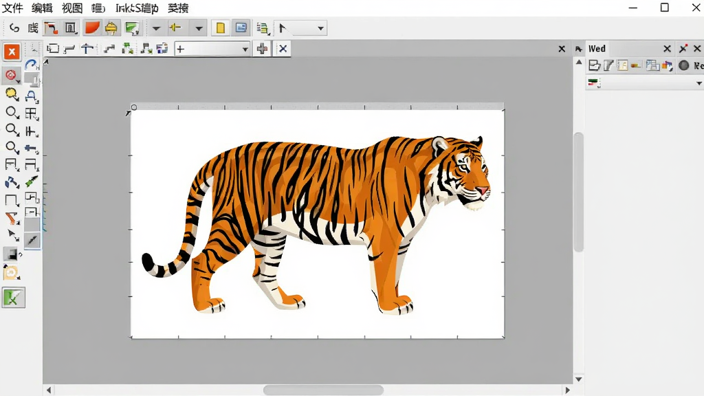 չʾInkscape����������������Ľ�ͼ������ǹ��������Ҳ�����壬���뻭������һ�����ڱ༭��ʸ���ϻ�ͼ�Σ�������ɫ�ͺ�ɫ���ƣ������˵���������ʾ���ļ��������༭��������ͼ���Ȳ˵����������ǳ��ɫ���⣬���ֹ����������������ɾ��޶���Ԫ��