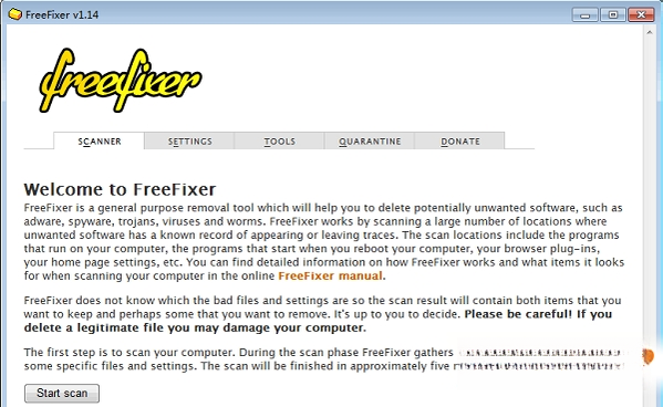 FreeFixer1.0 系统清理工具