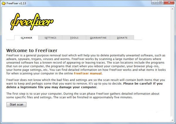 FreeFixer1.0 系统清理工具
