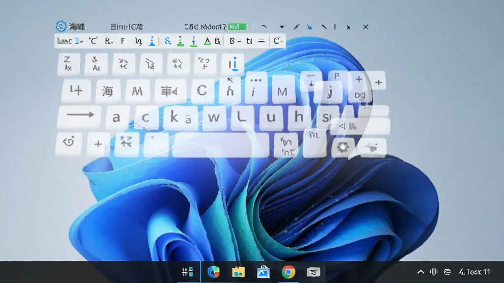 ����������뷨��Windows 11ϵͳ���������еĽ�ͼ����ʾ���뷨״̬����ϵͳ��������ͻ��ϵͳ�����ԣ������������������࣬�޶���Ԫ��