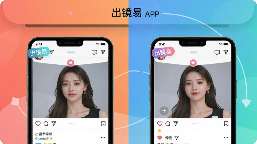 һ�ŷ�������ʾ��ͼ��չʾ�������ס�APP��һ����Ļ��ͬʱ���������������罻ý����棬ÿ���������Ͻ��б�ǩ���֣�����Ϊ����ɫ������ִ���Լ��ͻ���������ס��������棬���ʸɾ����޶���Ԫ�ء�