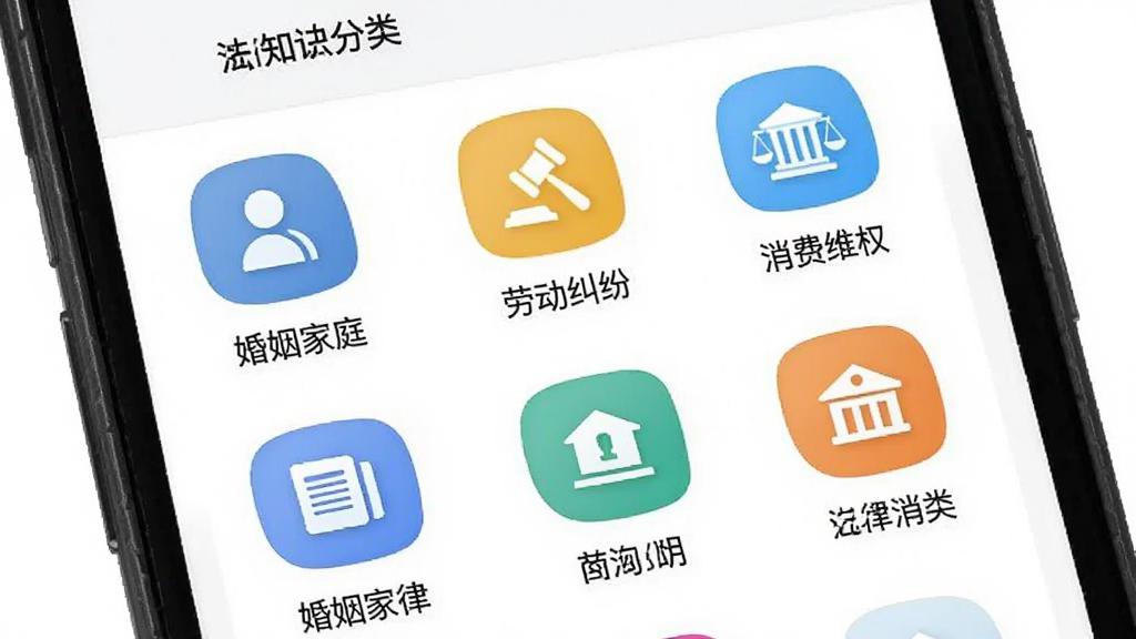 手机屏幕中展示