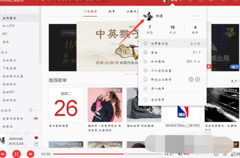 网易云音乐听歌报告2017查询软件 手机端查询界面操作截图