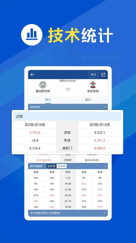 篮箭比赛app使用界面 比赛直播和数据页面