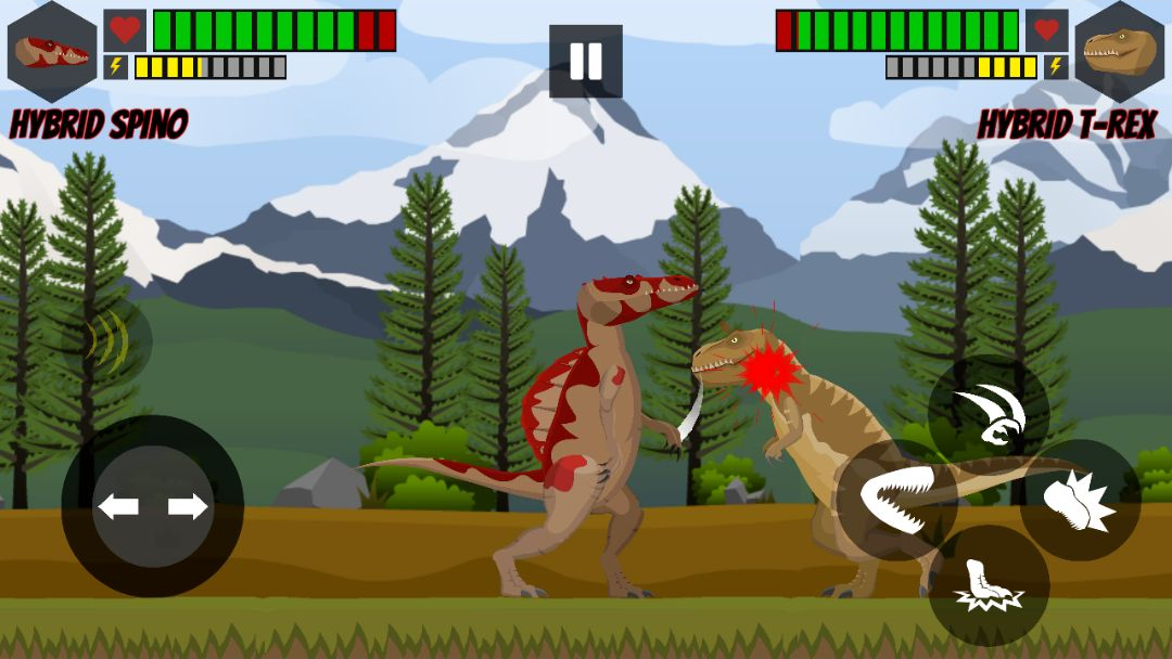 ������VS��������Ͼ�����T-Rex vs Spino: Hybrid Arena11 ����������ս