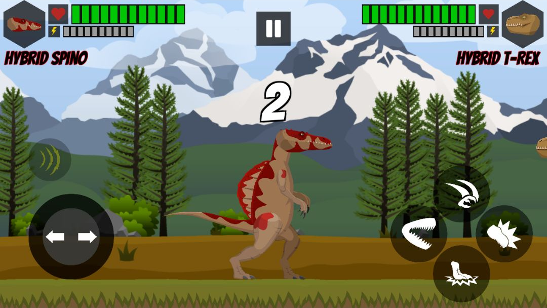 ������VS��������Ͼ�����T-Rex vs Spino: Hybrid Arena11 ����������ս