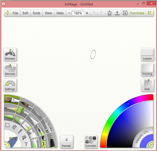 ArtRage Studio Pro Demo 绘画界面 安卓版